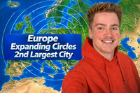 Europe Expanding Circles 2nd Largest City