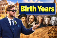 Historic Figures Birth Years