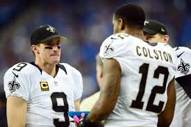 Drew Brees and Marques Colston