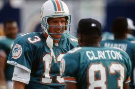 Dan Marino and Mark Clayton