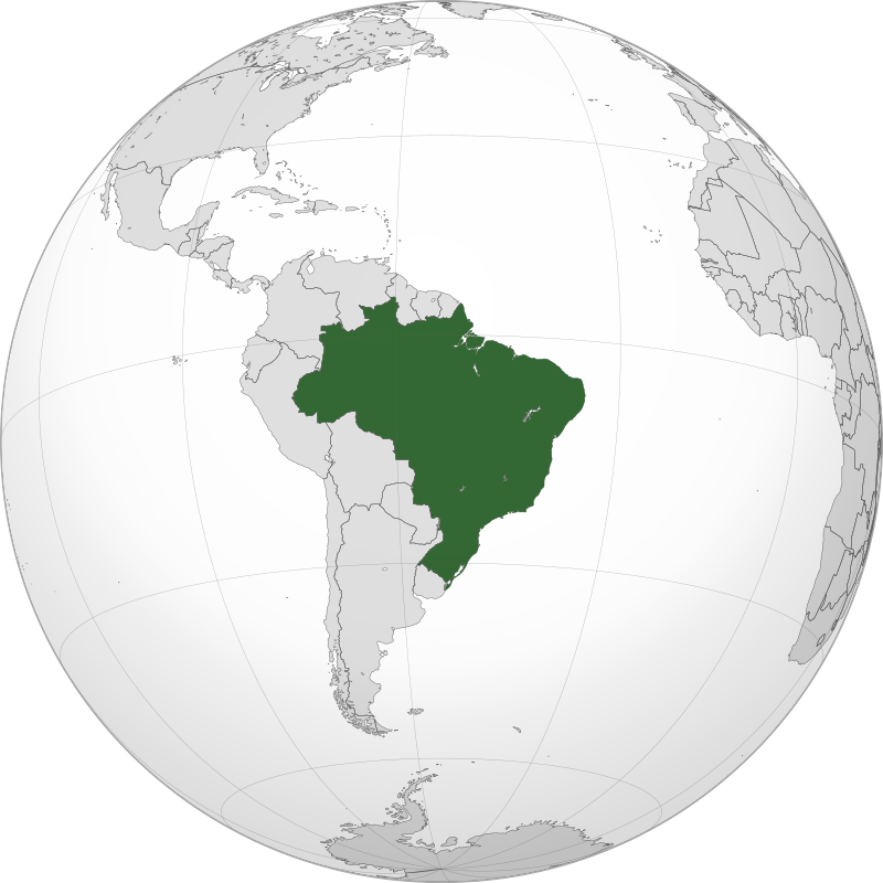 Map of Brazil