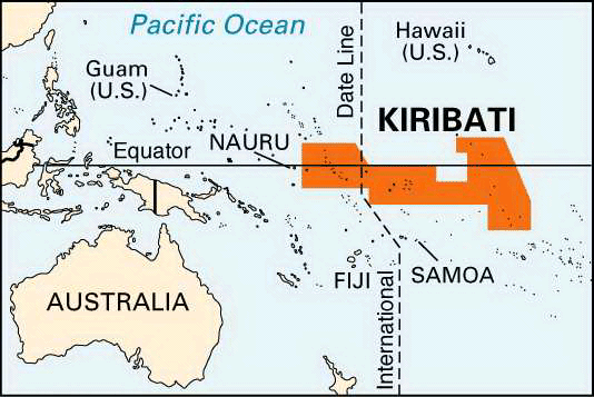 Kiribati on the Equator